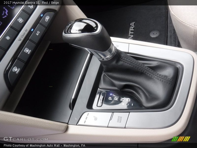 Red / Beige 2017 Hyundai Elantra SE
