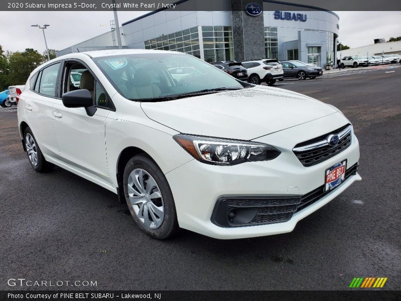 Crystal White Pearl / Ivory 2020 Subaru Impreza 5-Door