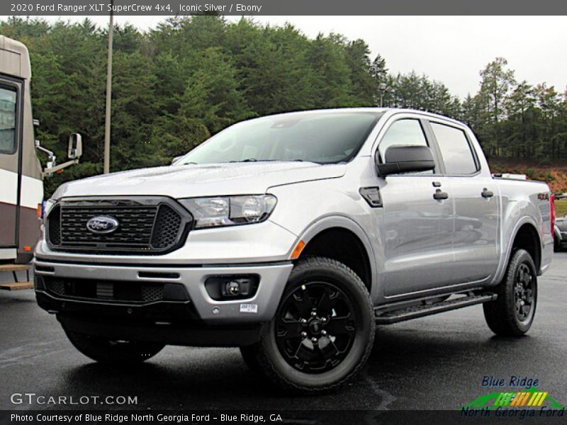Iconic Silver / Ebony 2020 Ford Ranger XLT SuperCrew 4x4