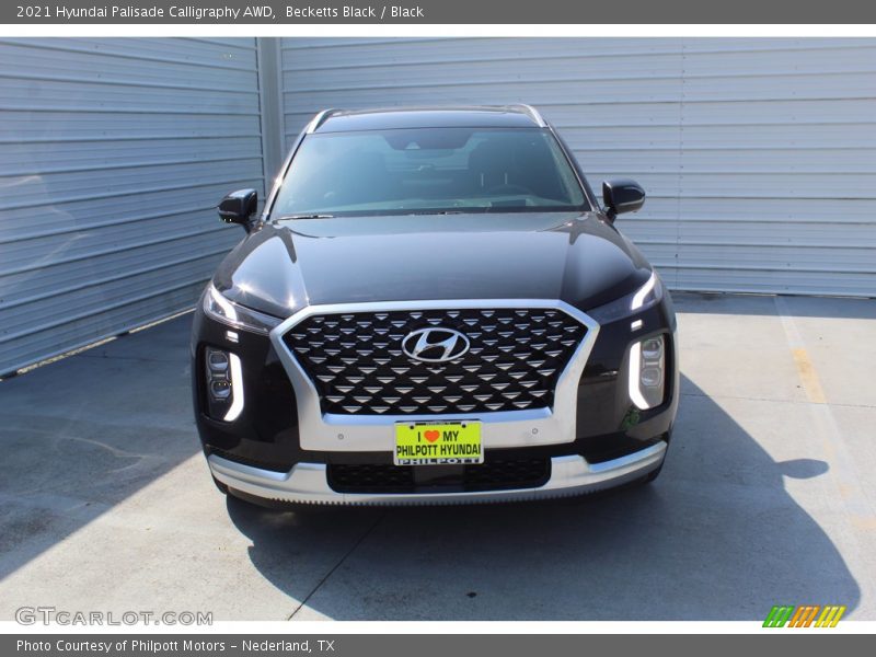 Becketts Black / Black 2021 Hyundai Palisade Calligraphy AWD