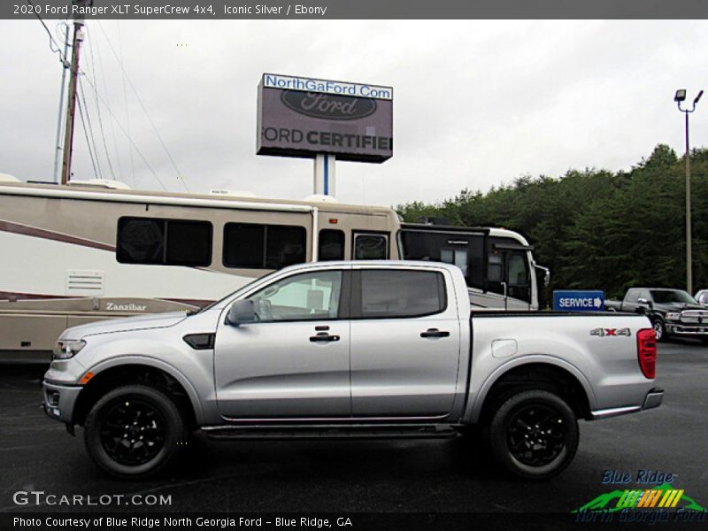 Iconic Silver / Ebony 2020 Ford Ranger XLT SuperCrew 4x4