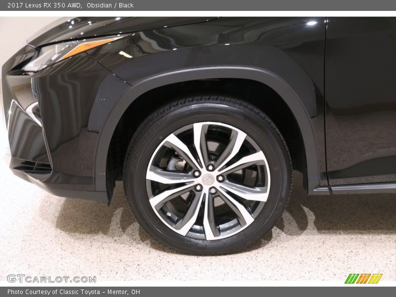Obsidian / Black 2017 Lexus RX 350 AWD