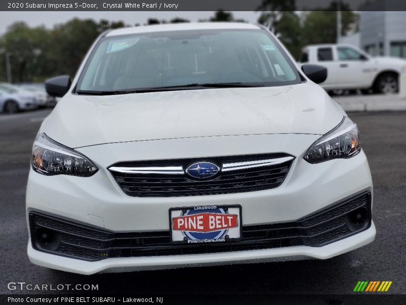 Crystal White Pearl / Ivory 2020 Subaru Impreza 5-Door