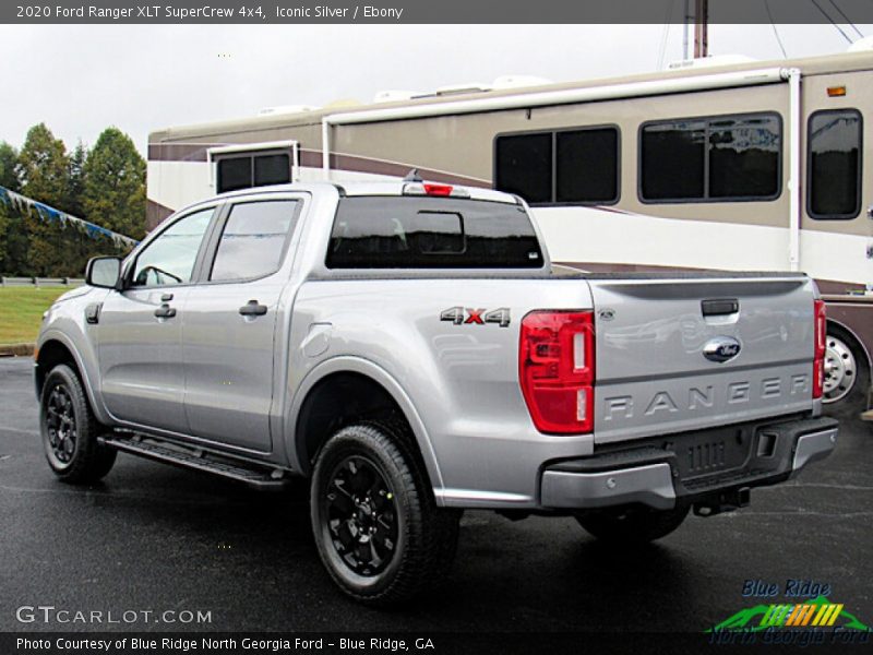 Iconic Silver / Ebony 2020 Ford Ranger XLT SuperCrew 4x4