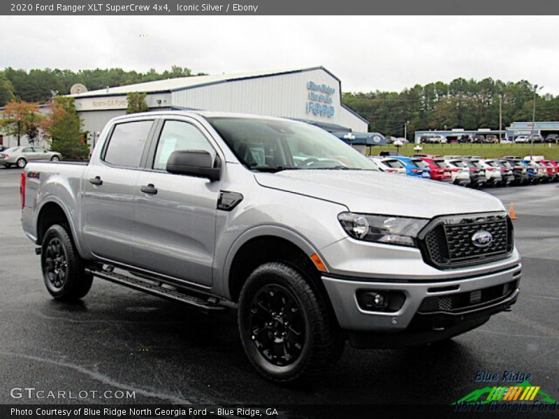 Iconic Silver / Ebony 2020 Ford Ranger XLT SuperCrew 4x4