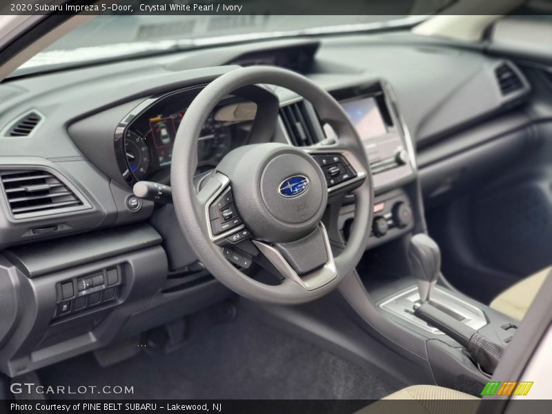 Crystal White Pearl / Ivory 2020 Subaru Impreza 5-Door