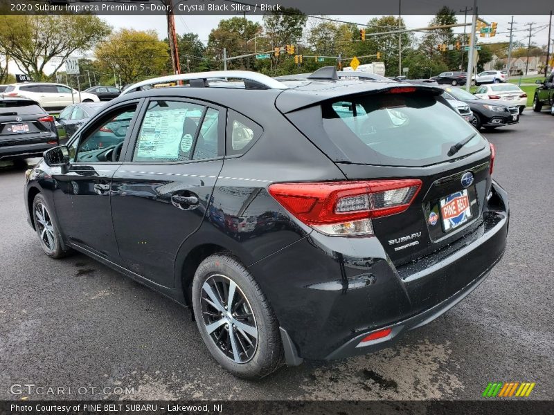 Crystal Black Silica / Black 2020 Subaru Impreza Premium 5-Door