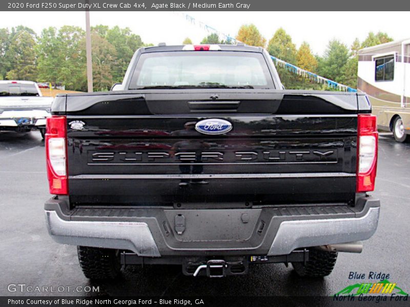 Agate Black / Medium Earth Gray 2020 Ford F250 Super Duty XL Crew Cab 4x4