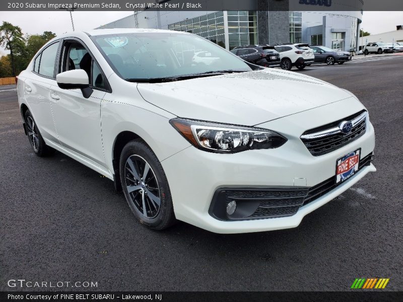 Crystal White Pearl / Black 2020 Subaru Impreza Premium Sedan