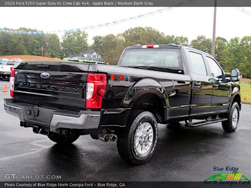 Agate Black / Medium Earth Gray 2020 Ford F250 Super Duty XL Crew Cab 4x4