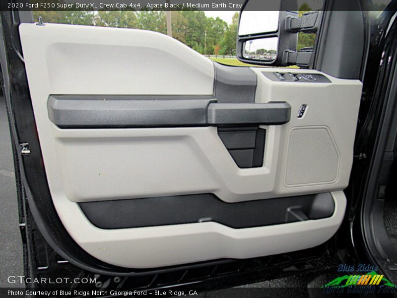 Agate Black / Medium Earth Gray 2020 Ford F250 Super Duty XL Crew Cab 4x4