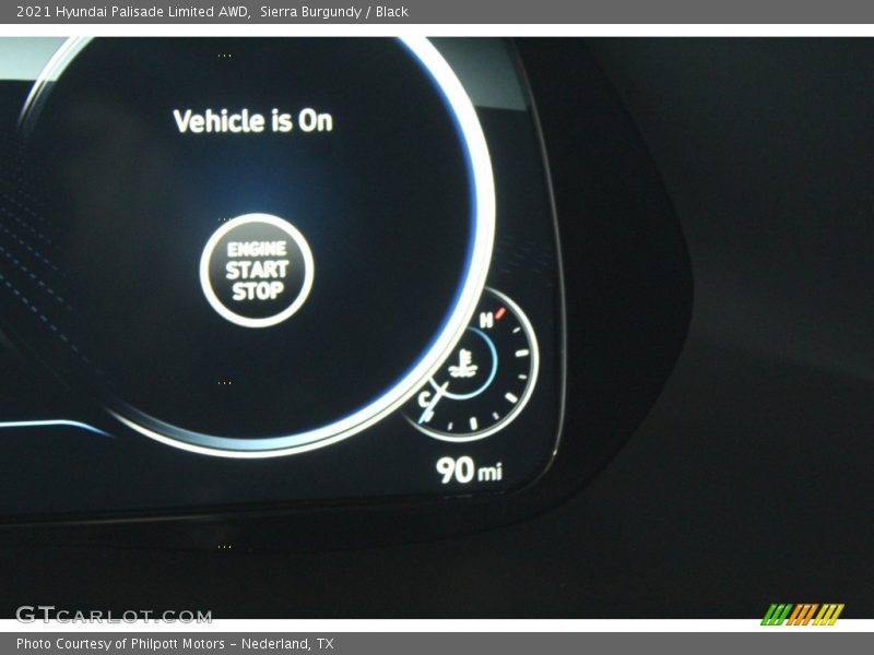 Sierra Burgundy / Black 2021 Hyundai Palisade Limited AWD