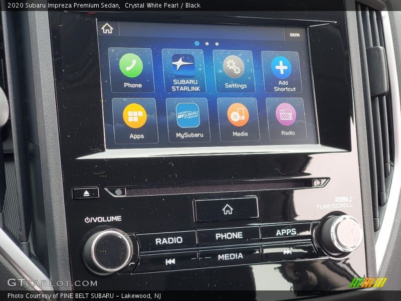 Crystal White Pearl / Black 2020 Subaru Impreza Premium Sedan
