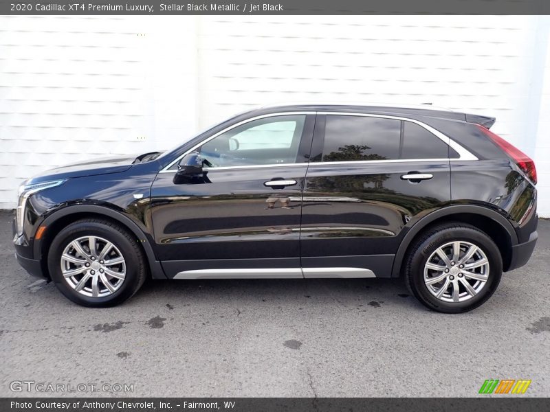 Stellar Black Metallic / Jet Black 2020 Cadillac XT4 Premium Luxury