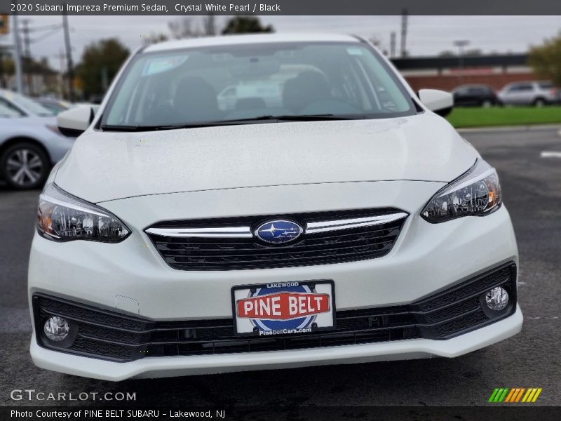 Crystal White Pearl / Black 2020 Subaru Impreza Premium Sedan
