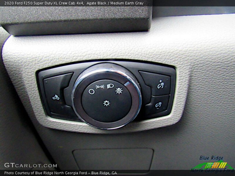 Agate Black / Medium Earth Gray 2020 Ford F250 Super Duty XL Crew Cab 4x4