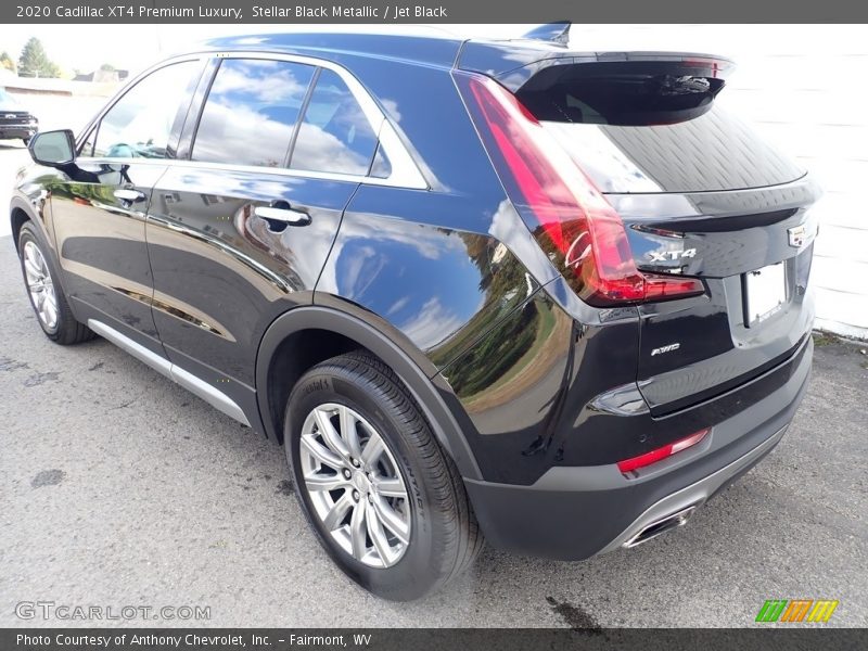 Stellar Black Metallic / Jet Black 2020 Cadillac XT4 Premium Luxury