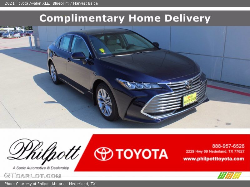 Blueprint / Harvest Beige 2021 Toyota Avalon XLE