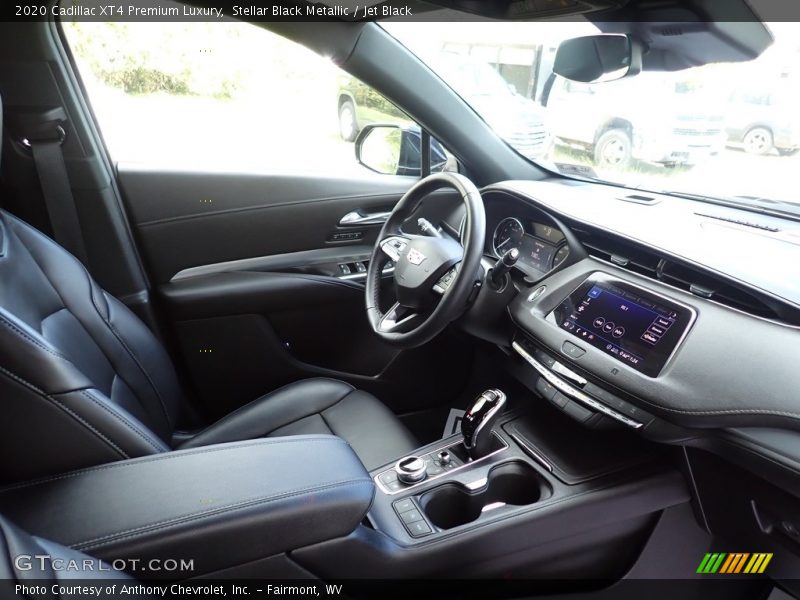 Stellar Black Metallic / Jet Black 2020 Cadillac XT4 Premium Luxury