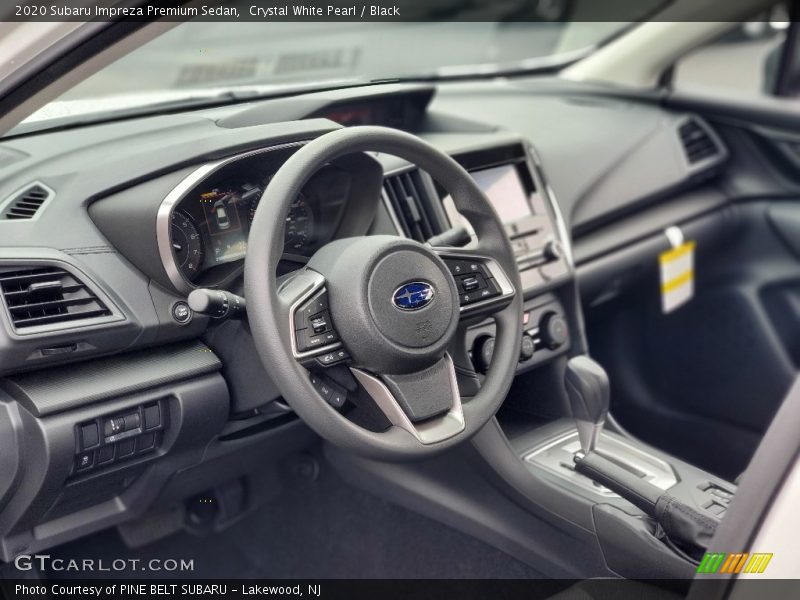 Crystal White Pearl / Black 2020 Subaru Impreza Premium Sedan