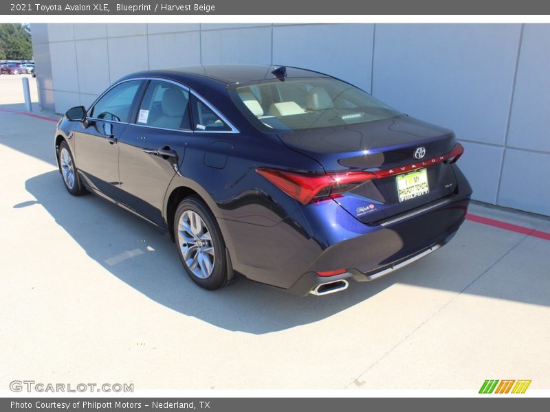 Blueprint / Harvest Beige 2021 Toyota Avalon XLE