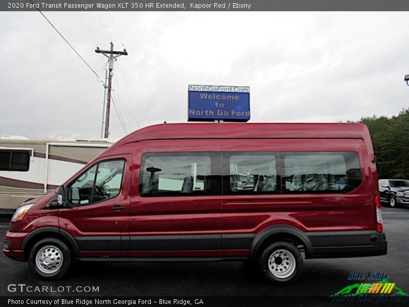 Kapoor Red / Ebony 2020 Ford Transit Passenger Wagon XLT 350 HR Extended