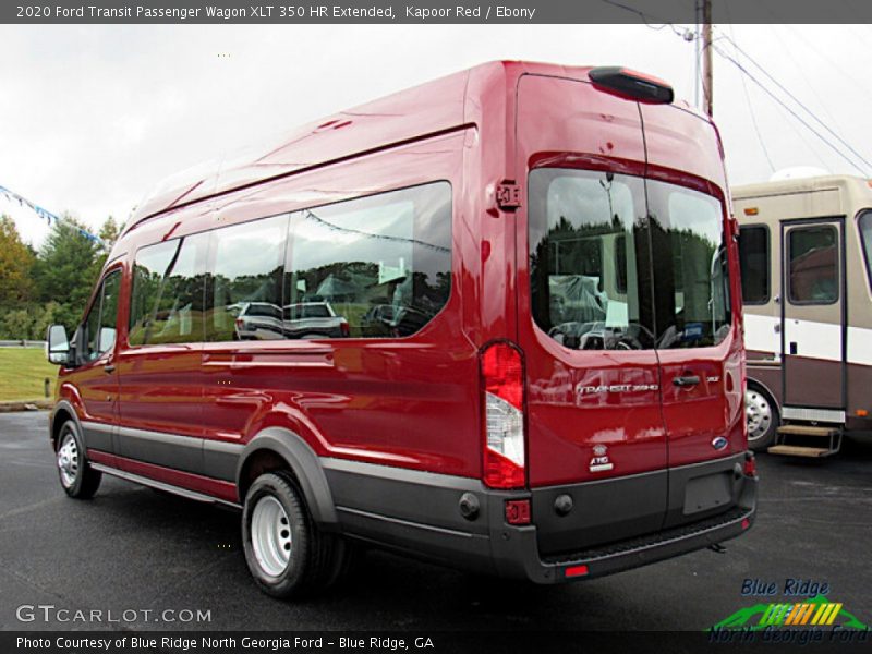 Kapoor Red / Ebony 2020 Ford Transit Passenger Wagon XLT 350 HR Extended