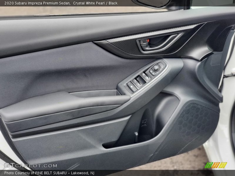 Crystal White Pearl / Black 2020 Subaru Impreza Premium Sedan