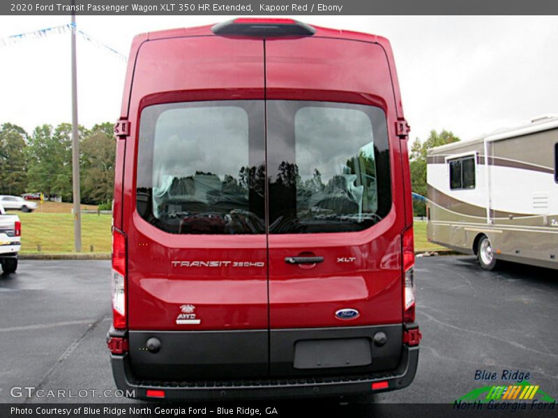 Kapoor Red / Ebony 2020 Ford Transit Passenger Wagon XLT 350 HR Extended