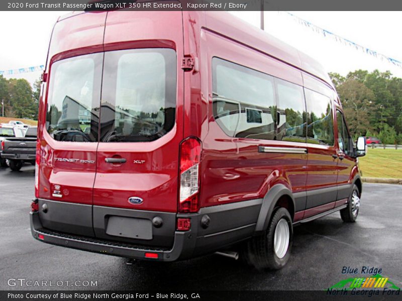 Kapoor Red / Ebony 2020 Ford Transit Passenger Wagon XLT 350 HR Extended