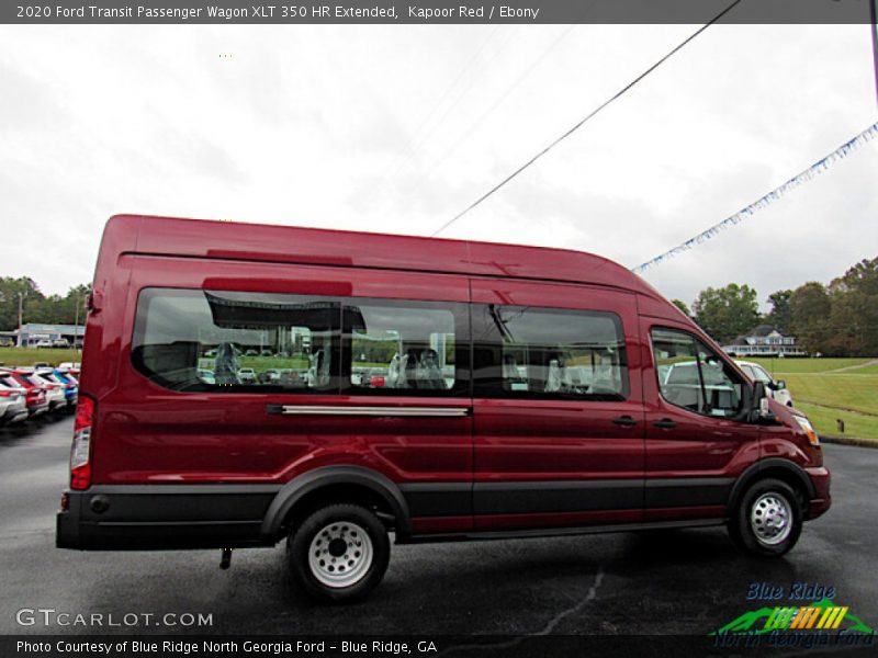 Kapoor Red / Ebony 2020 Ford Transit Passenger Wagon XLT 350 HR Extended