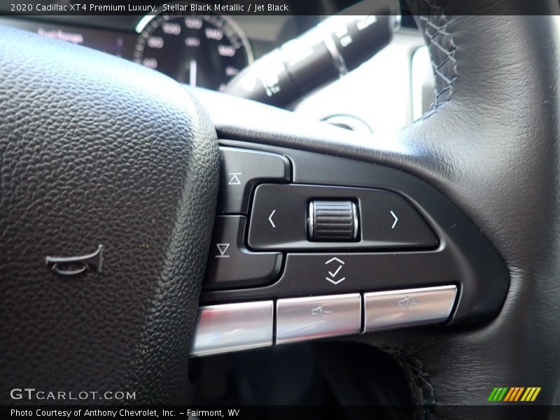 Stellar Black Metallic / Jet Black 2020 Cadillac XT4 Premium Luxury
