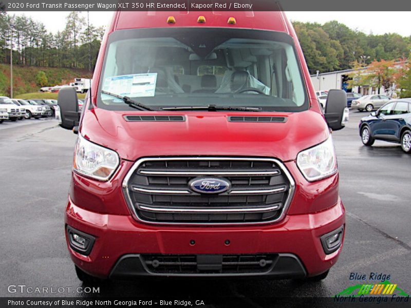 Kapoor Red / Ebony 2020 Ford Transit Passenger Wagon XLT 350 HR Extended