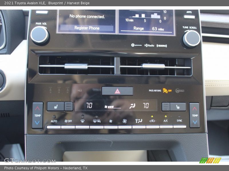 Blueprint / Harvest Beige 2021 Toyota Avalon XLE