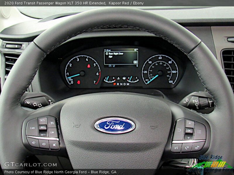 Kapoor Red / Ebony 2020 Ford Transit Passenger Wagon XLT 350 HR Extended