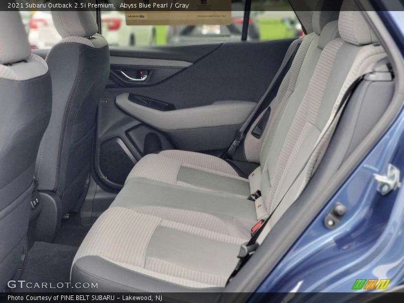 Rear Seat of 2021 Outback 2.5i Premium