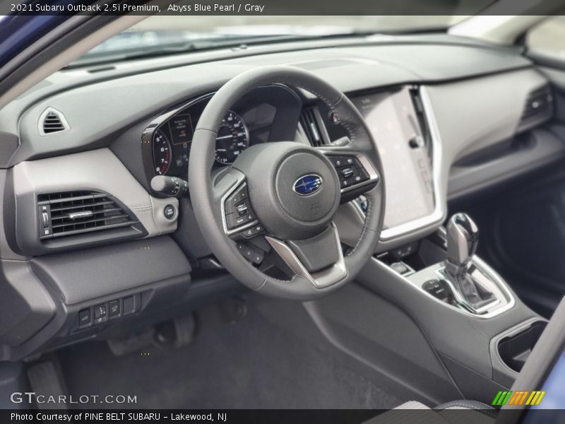 Dashboard of 2021 Outback 2.5i Premium