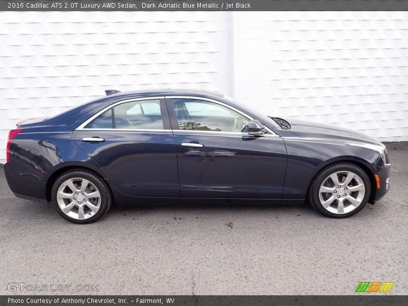  2016 ATS 2.0T Luxury AWD Sedan Dark Adriatic Blue Metallic