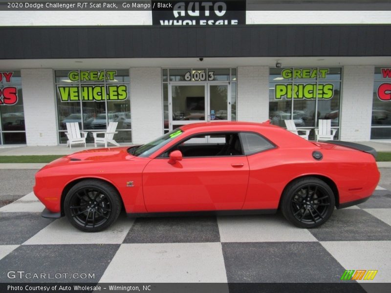 Go Mango / Black 2020 Dodge Challenger R/T Scat Pack