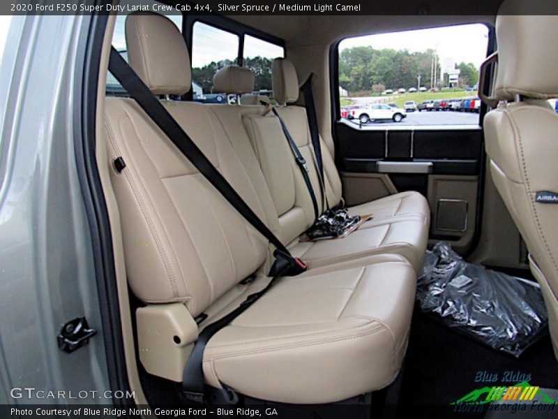 Silver Spruce / Medium Light Camel 2020 Ford F250 Super Duty Lariat Crew Cab 4x4