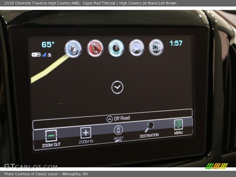 Cajun Red Tintcoat / High Country Jet Black/Loft Brown 2018 Chevrolet Traverse High Country AWD