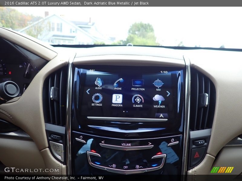 Controls of 2016 ATS 2.0T Luxury AWD Sedan