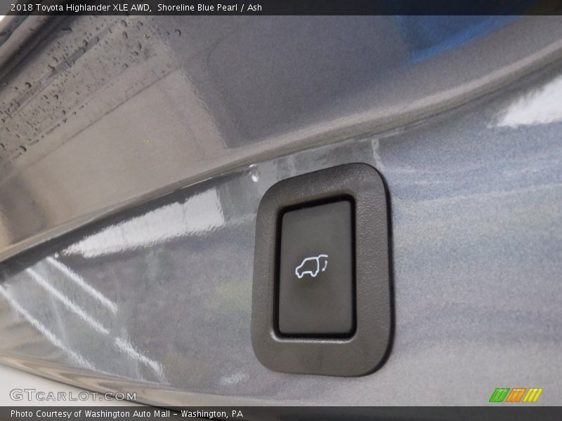 Shoreline Blue Pearl / Ash 2018 Toyota Highlander XLE AWD