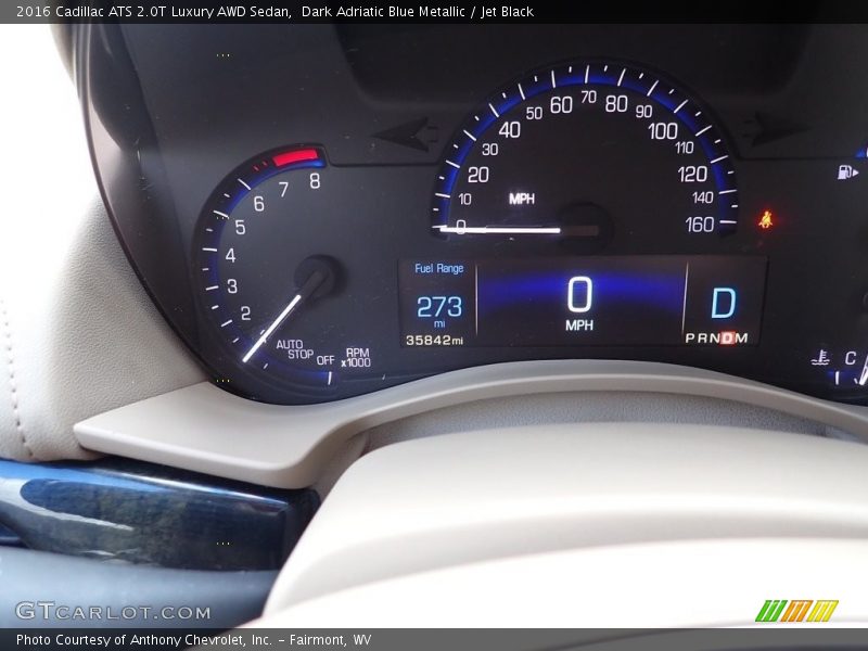  2016 ATS 2.0T Luxury AWD Sedan 2.0T Luxury AWD Sedan Gauges