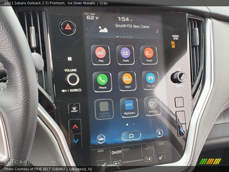 Ice Silver Metallic / Gray 2021 Subaru Outback 2.5i Premium
