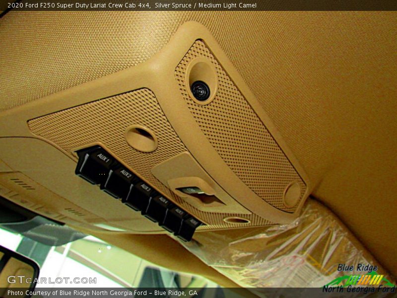 Silver Spruce / Medium Light Camel 2020 Ford F250 Super Duty Lariat Crew Cab 4x4