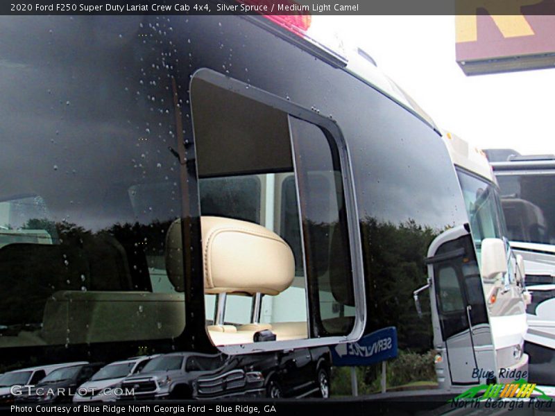 Silver Spruce / Medium Light Camel 2020 Ford F250 Super Duty Lariat Crew Cab 4x4