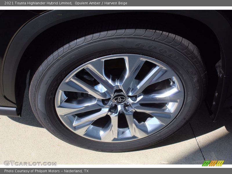Opulent Amber / Harvest Beige 2021 Toyota Highlander Hybrid Limited