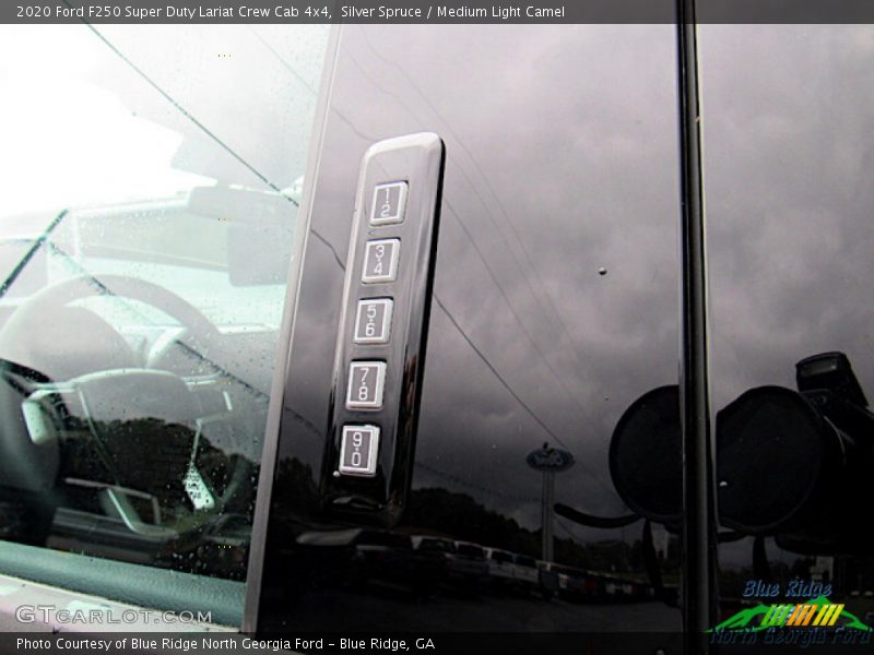 Silver Spruce / Medium Light Camel 2020 Ford F250 Super Duty Lariat Crew Cab 4x4