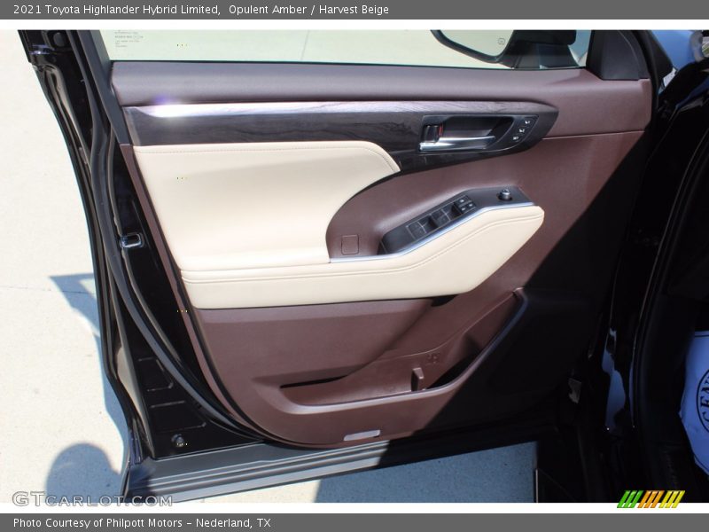 Opulent Amber / Harvest Beige 2021 Toyota Highlander Hybrid Limited